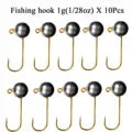 No Dink Fishing Micro Jig Head Hooks - 0.035oz to 0.18oz (10-Piece Pack)