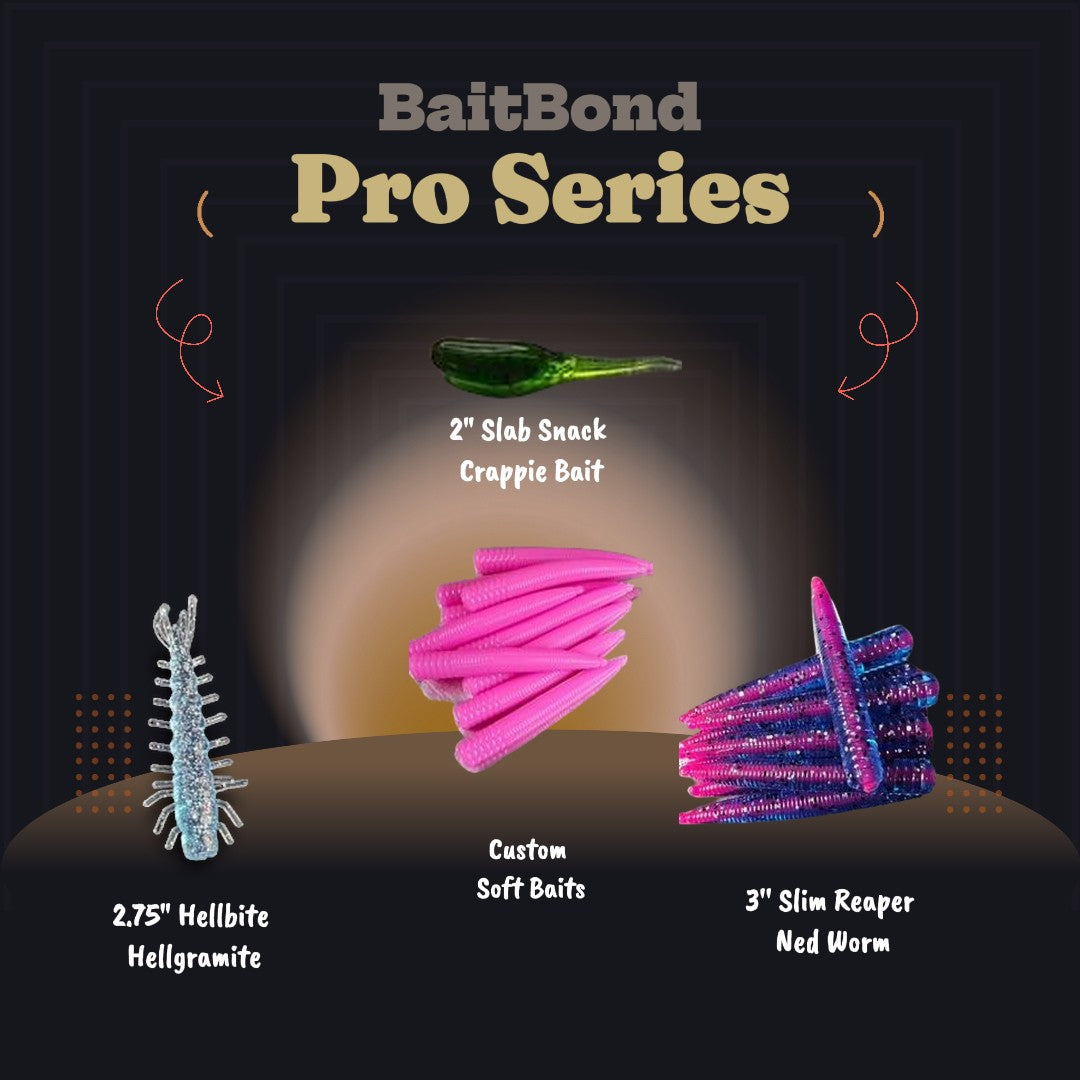 BaitBond Pro Series Starter Kit - 60pc Slim Reaper, Hellbite & Slab Snack Bundle