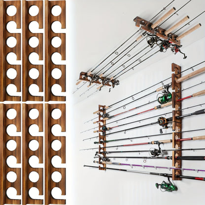 No Dink Fishing 12/18/24-Rod Wall-Mounted Fishing Pole Holder Rack